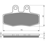 Goldfren Bremsbeläge 010 S3 Sintermetall