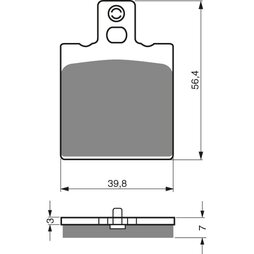 Goldfren Bremsbeläge 038 K1 Sintermetall