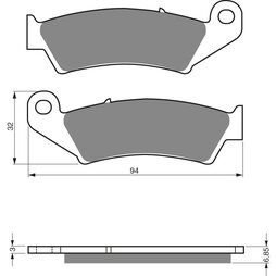 Goldfren Bremsbeläge 041 GP3