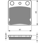 Goldfren Bremsbeläge 144 K1 Sintermetall