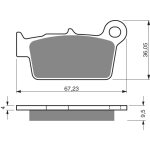 Goldfren Bremsbeläge 187 S3 Keramik-Karbon racing