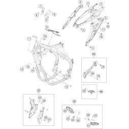 Motorstrebe links