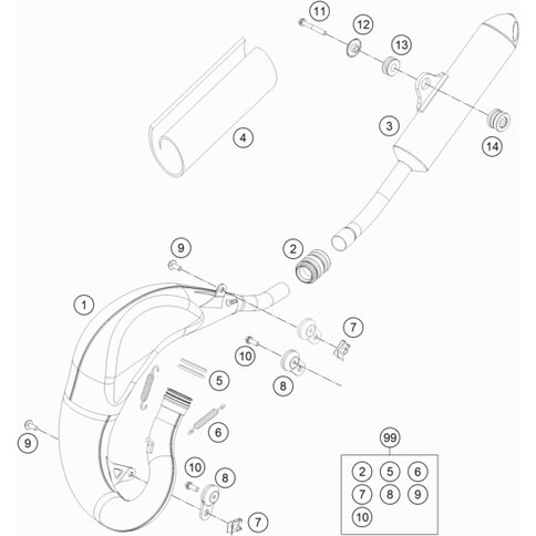 Enddaempfer 65 SX