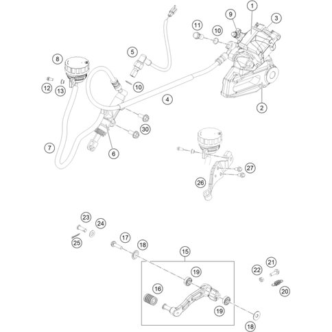 BREMSLEITUNG HINTEN