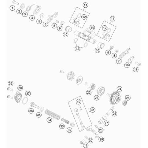 Lagerhülse für Steuerklappe