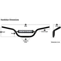 Renthal Lenker Twinwall 999 (McGrath/Short) in schwarz