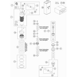 Kolbenstangenmutter M10x1 PDS kpl.