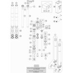 Kolbenstange D12 M9x1 L385 kpl.