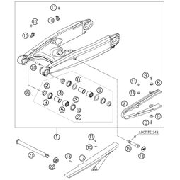 HALTESCHELLE FÜR BREMSSCHLAUCH