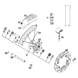 BREMSSCHEIBE VORNE D=260MM