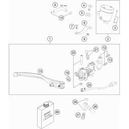 Bremsflüssigkeitsreservoir kpl