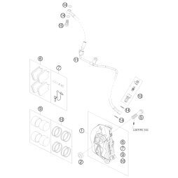 BREMSZANGE RADIAL LINKS     07