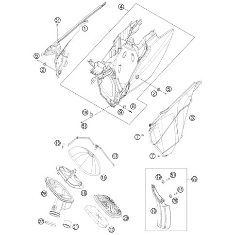 LUFTFILTERK.D. LI. SD       13