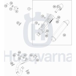 Auspuffkrümmer 250 EXC