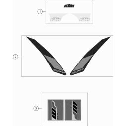 AUFKL.S. SPOILER 350 EXC-F ´17