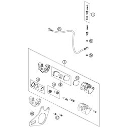 BREMSBELÄGE HINTEN ORGANISCH