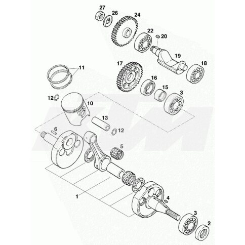 KTM OEM Ersatzteil 44005630