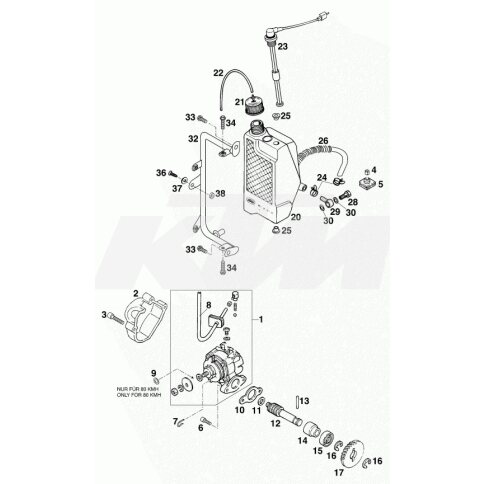 KTM OEM Ersatzteil 40304026