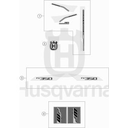 Aufkleber Set FX 350