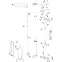 GABELSCHUTZ SET 85 TC GELB