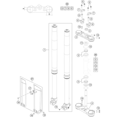 GABELSCHUTZ-SET TC85        17