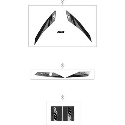 Aufkleberset 300 EXC TPI 2018
