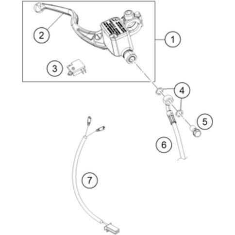 BREMSLEITUNG ABS HANDBREMSZYLI