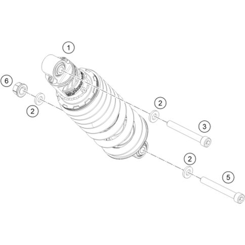 Monoshock Duke 200 NHD MY17