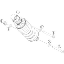 Monoshock Duke 200 NHD MY17