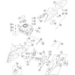 Tankschutz Aufkleber links