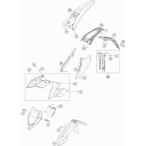 Spoiler Kit Freeride 18