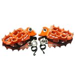 ZAP E-Peg Fußraste KTM Orange SX SX-F EXC EXC-F bis 2016