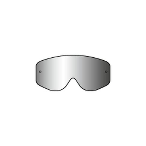 Racing Goggles Single Lens silver mirr.