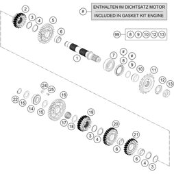 Kettenradmutter M20x1.5