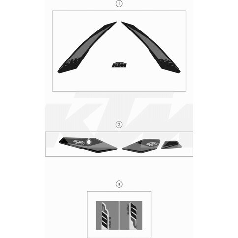 Aufkleberset 300 XC-W TPI 2019