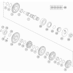 Schieberad 5.Gang, Z=23