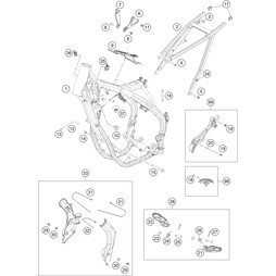 Motorstrebe links