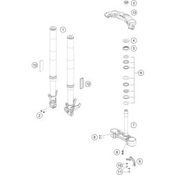 Gabelbr. u. kpl.X=33mm