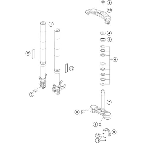 Gabel 401 Vitpilen