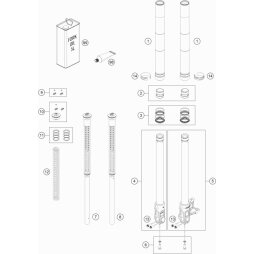 Einsteller Kit Gabel