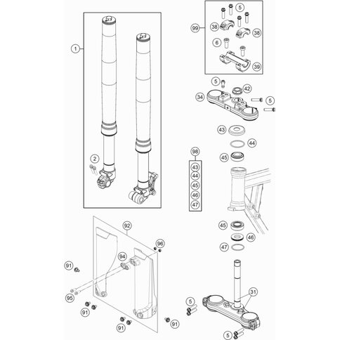 Gabelschutzkit TC50/65