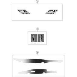 Aufkleberset FX 350 2019