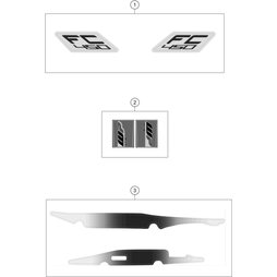 Aufkleberset FC 450 2019