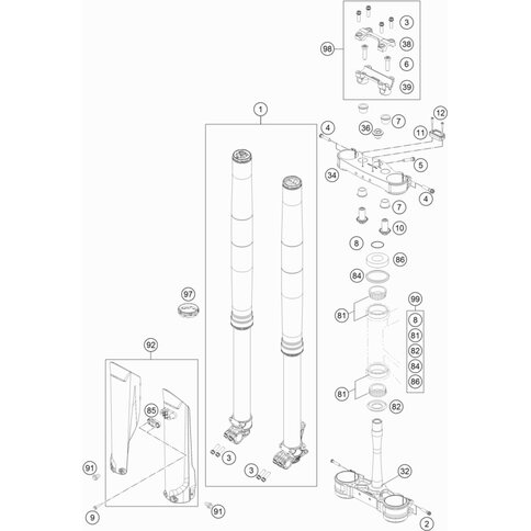 Gabelschutz-Set HQV 19