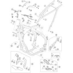 Motorstrebe links