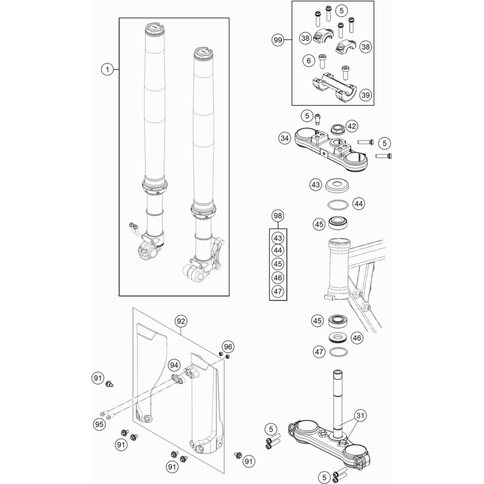 Gabelschutzkit TC50/65