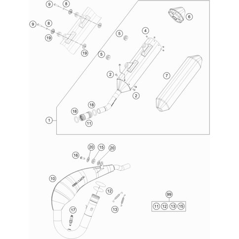 Enddämpfer EXC