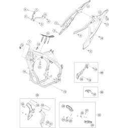 Motorstrebe links