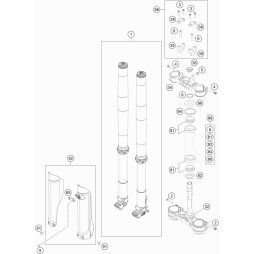 Gabel HQV 350/350s/450/501/501s FE 20