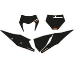 Startnummernfelder schwarz KTM